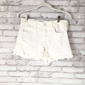Express Frayed Denim Shorts